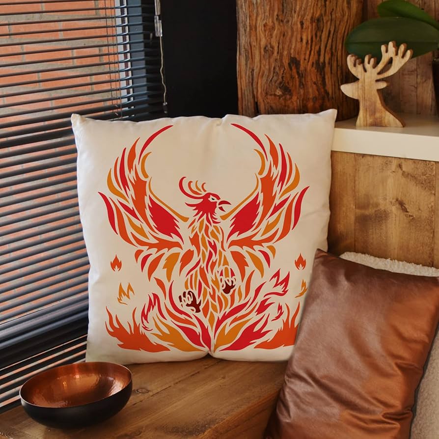 孔雀のペイントアート 赤いフレーム 尾九 龍画 正面龍 赤龍 A4サイズ フレーム付き | iichi 日々の